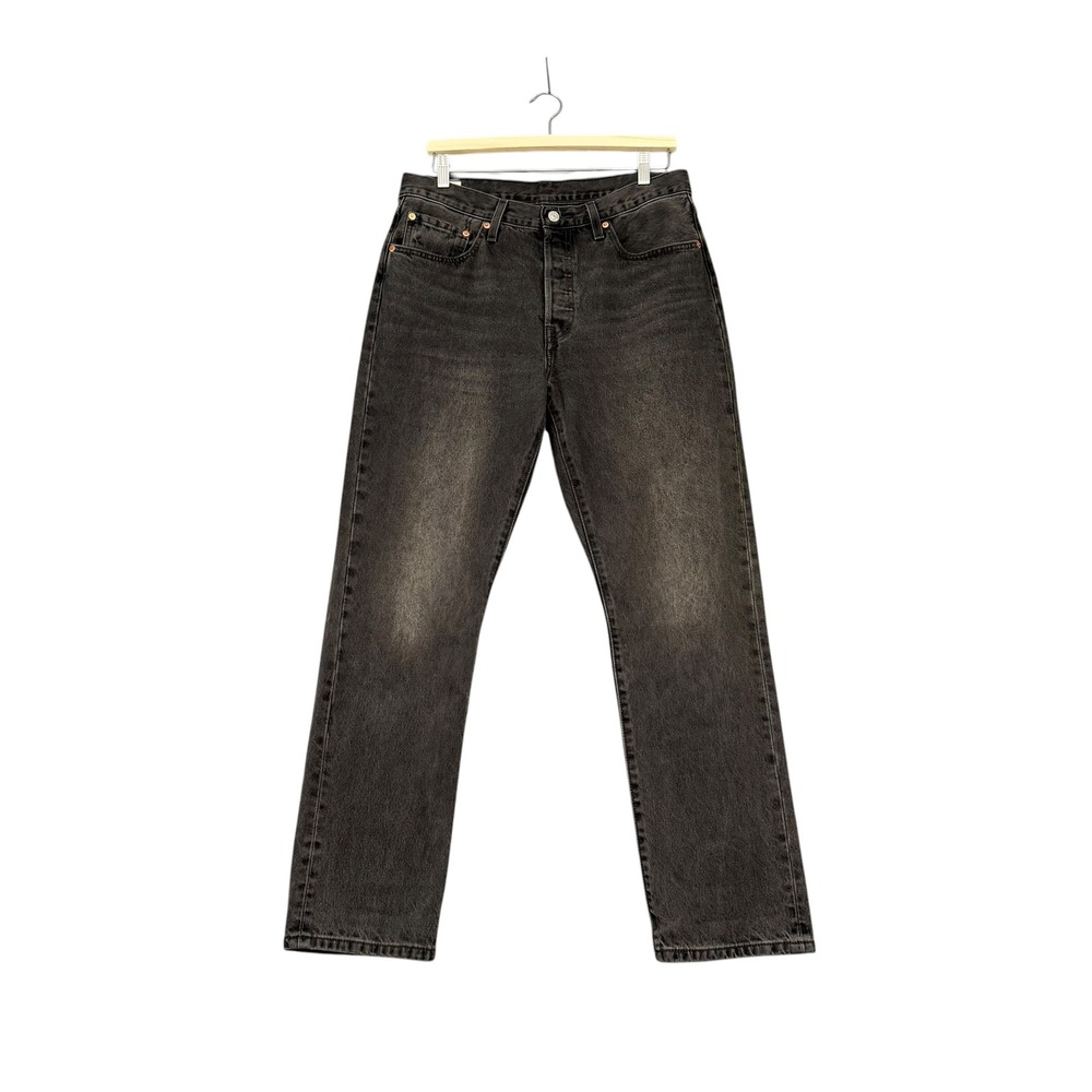 Levi's | 501 Original Fit Jeans Black Faded Denim Straight Leg Size 31